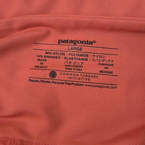 Women's Patagonia Coral Halter Tie Athletic Workout Aline Midi Dress Large - Picture 7 of 7